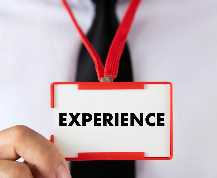 Professional Experience About Side Image